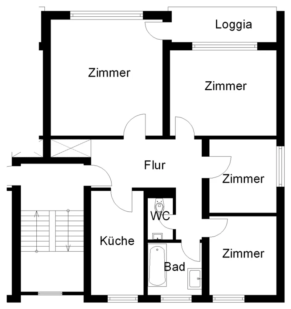 4 room apartment with 76 m² in Ibbenbüren – Photo 6