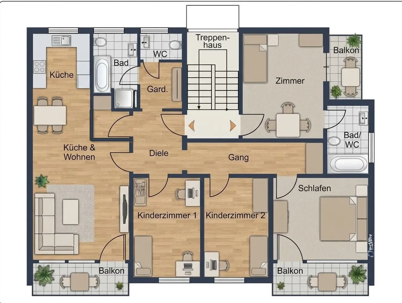 4 Zimmer Wohnung mit 105 m² in Traunstein – Bild 4