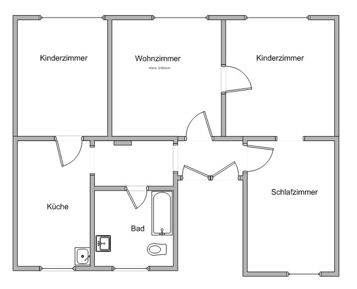 4 Zimmer Wohnung mit 82 m² in Wuppertal – Bild 9