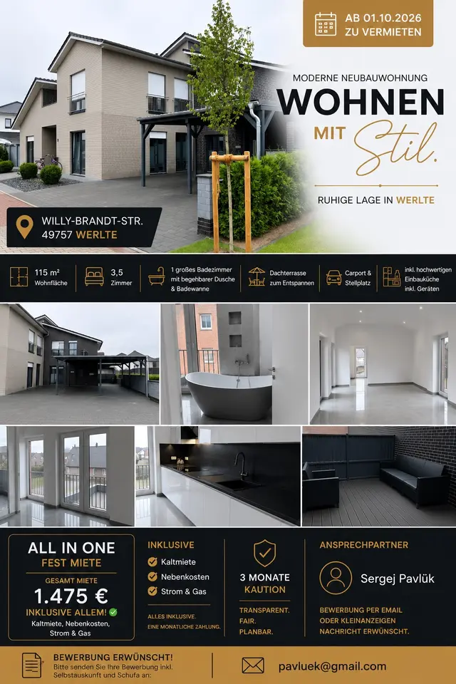 4 Zimmer Wohnung mit 115 m² in Cloppenburg – Bild 4
