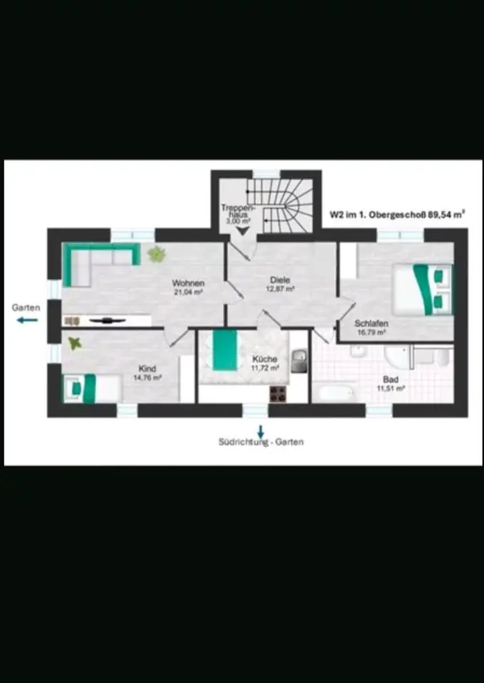 3 Zimmer Wohnung mit 56 m² in Wurzen – Bild 4