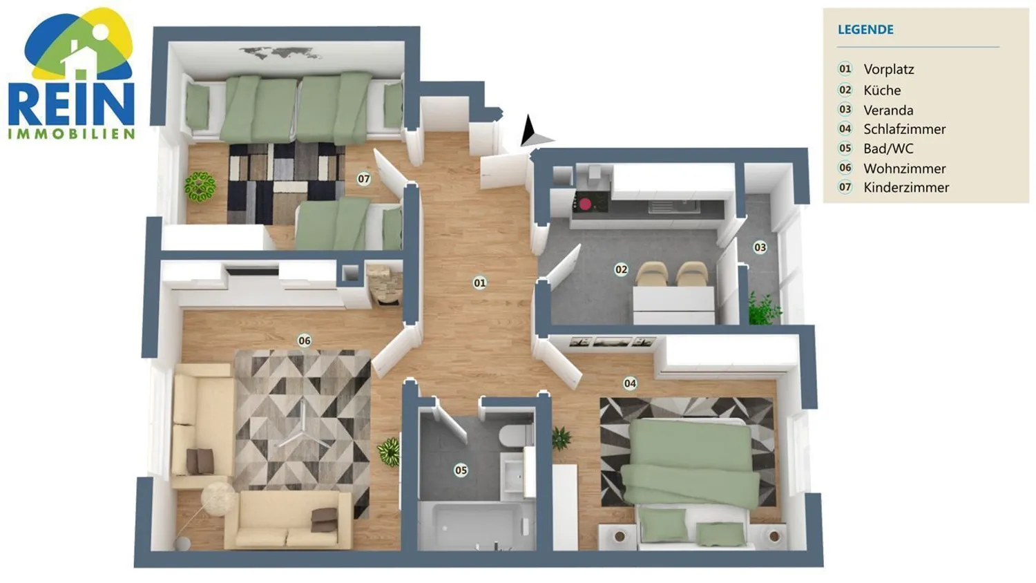 1 Zimmer Wohnung mit 21 m² in Stuttgart – Bild 3