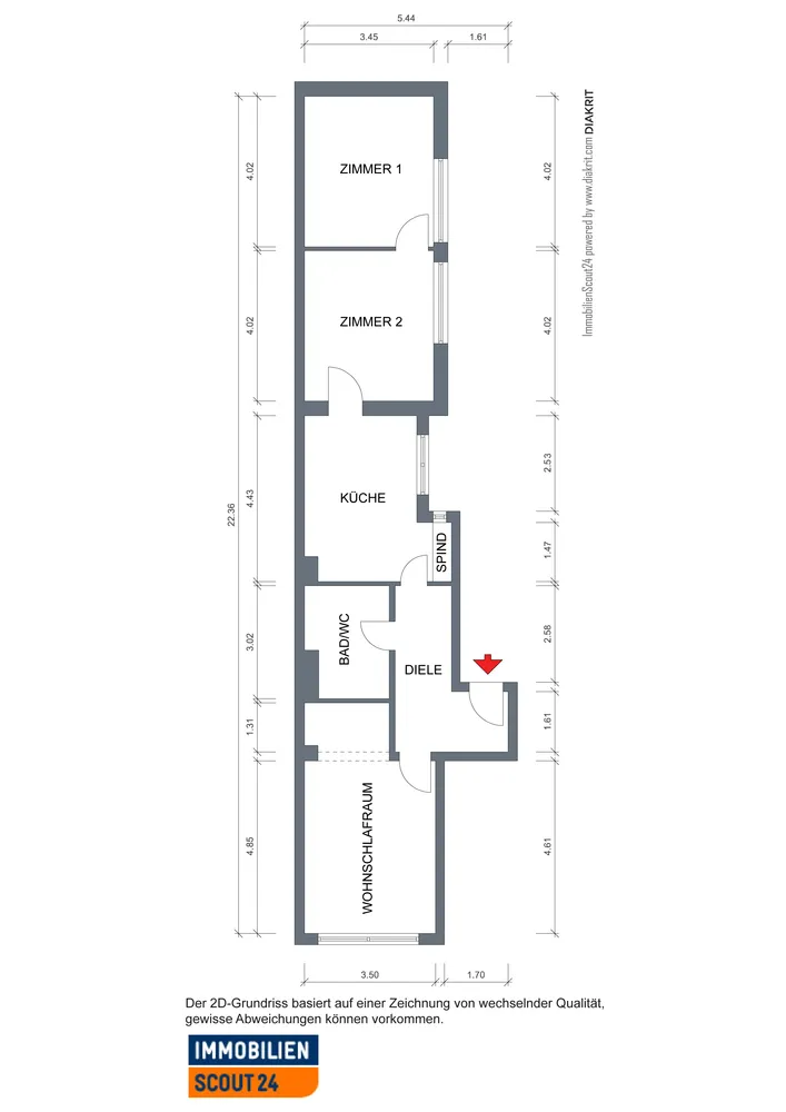 3 Zimmer Wohnung mit 79 m² in Köln – Bild 7