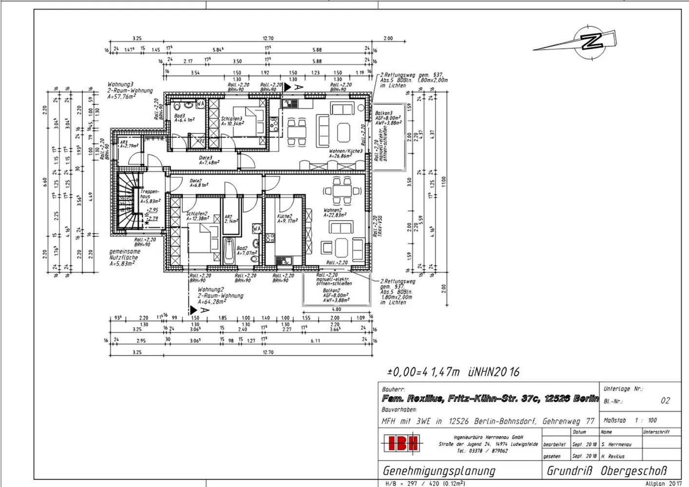 2 Zimmer Wohnung mit 65 m² in Berlin – Bild 7