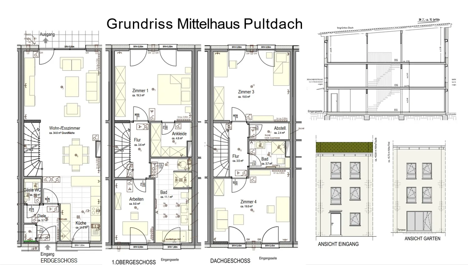 5 Zimmer Haus mit 155 m² in Wiesbaden – Bild 2
