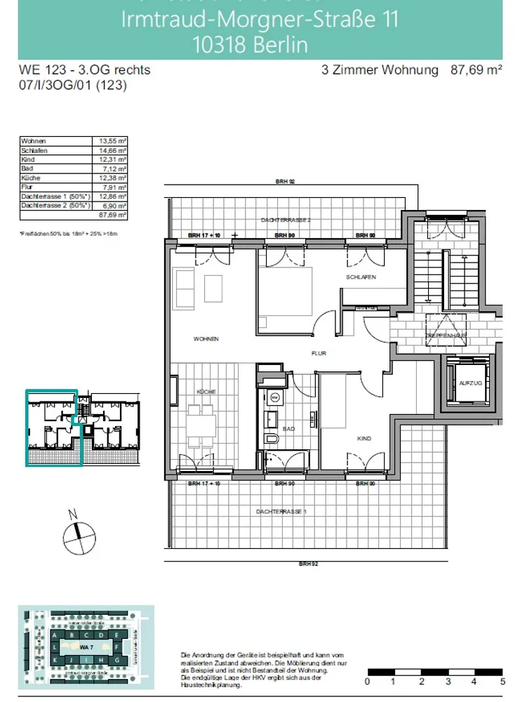 3 Zimmer Wohnung mit 83 m² in Berlin – Bild 8