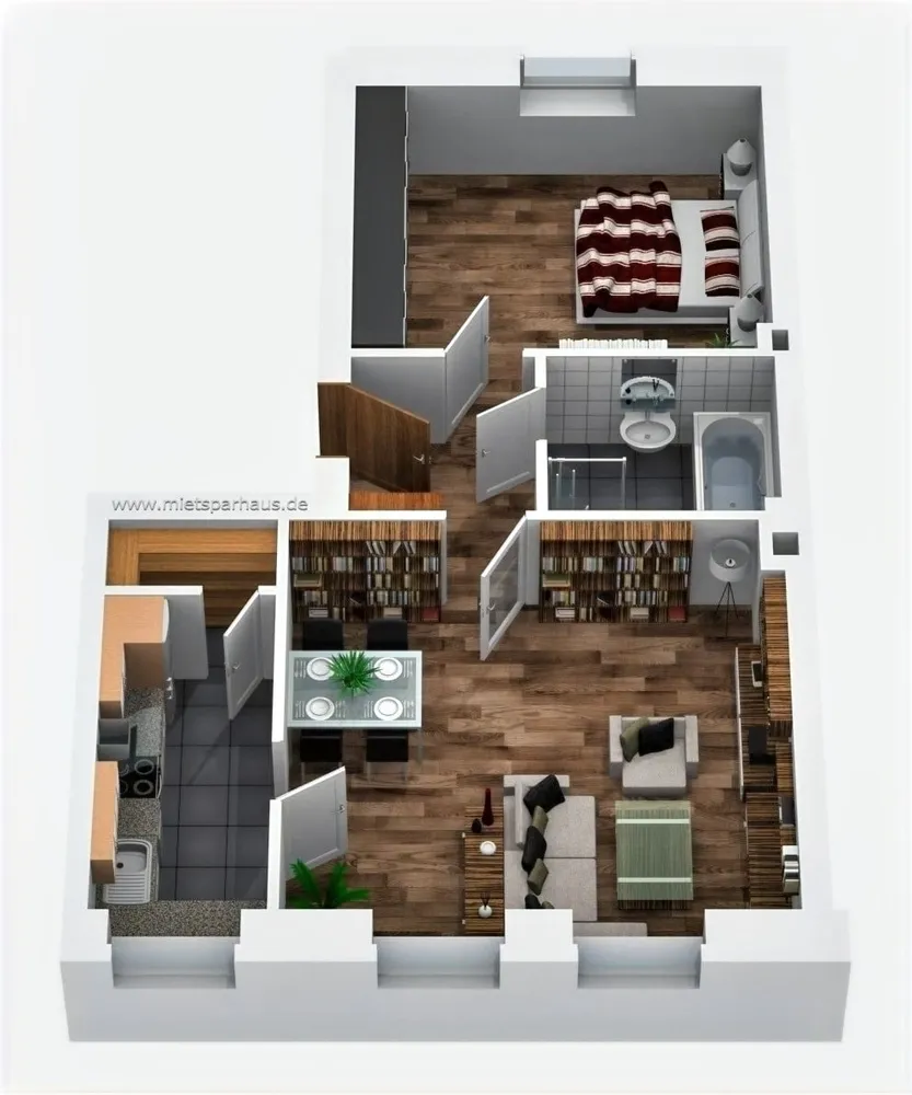 2 Zimmer Wohnung mit 57 m² in Herne – Bild 10