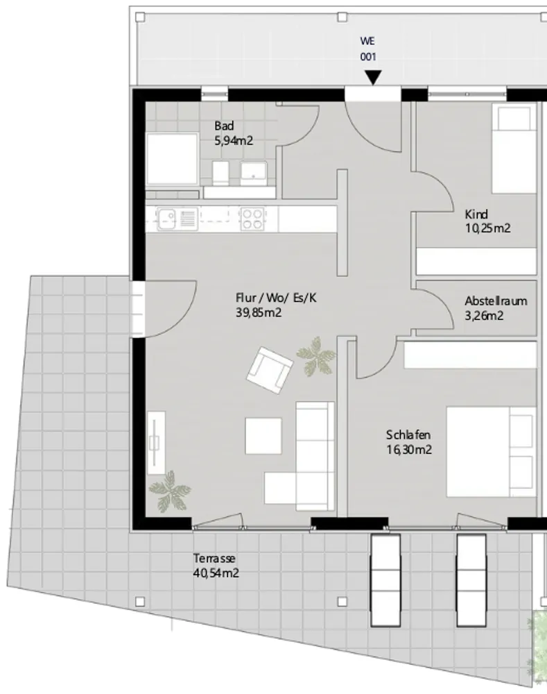 3 room apartment with 83 m² in Biberach an der Riß – Photo 6