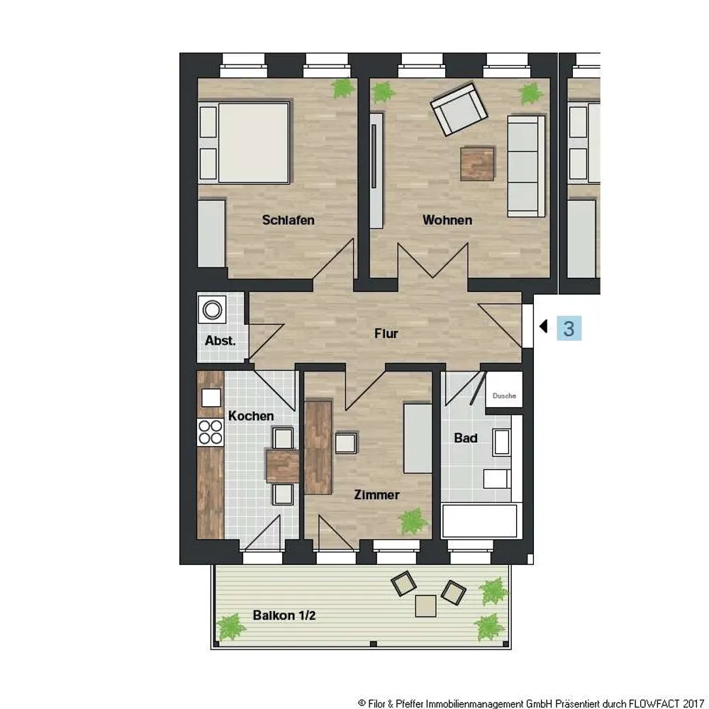 3 Zimmer Wohnung mit 73 m² in Leipzig – Bild 10