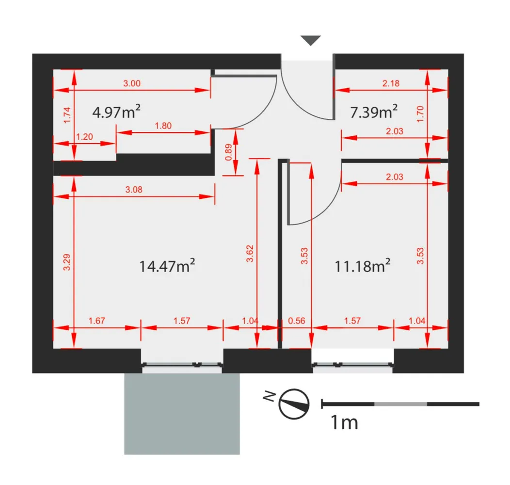 2 room apartment with 40 m² in Berlin – Photo 3