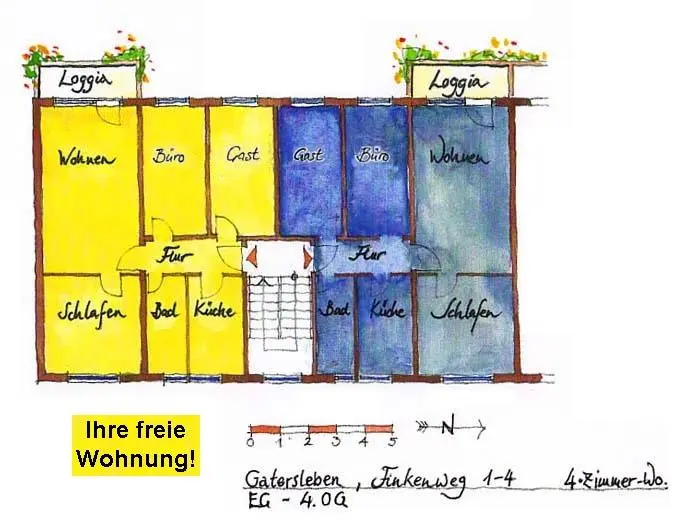4 Zimmer Wohnung mit 72 m² in Quedlinburg – Bild 4