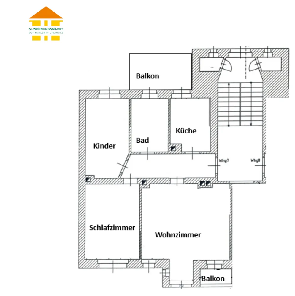 3 room apartment with 94 m² in Chemnitz – Photo 7