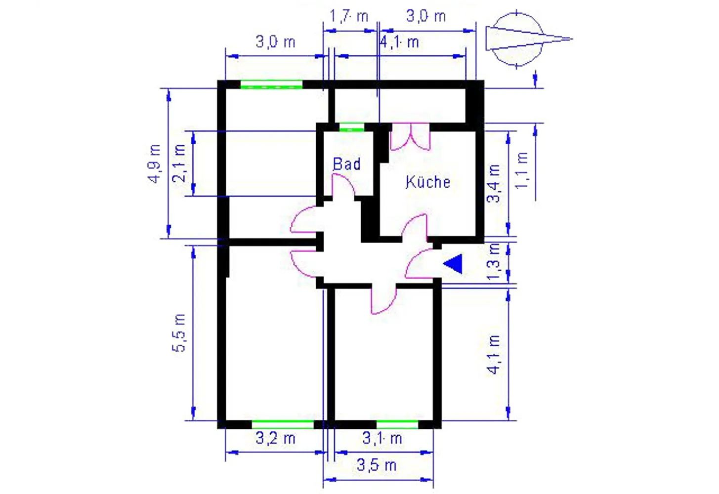 3 room apartment with 60 m² in Magdeburg – Photo 9