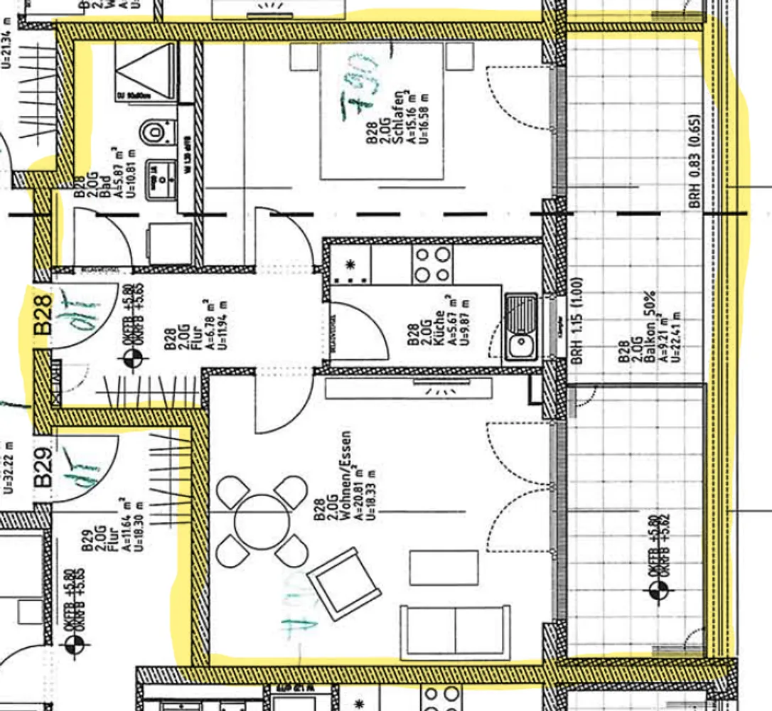 2 Zimmer Wohnung mit 64 m² in Karlsruhe – Bild 6
