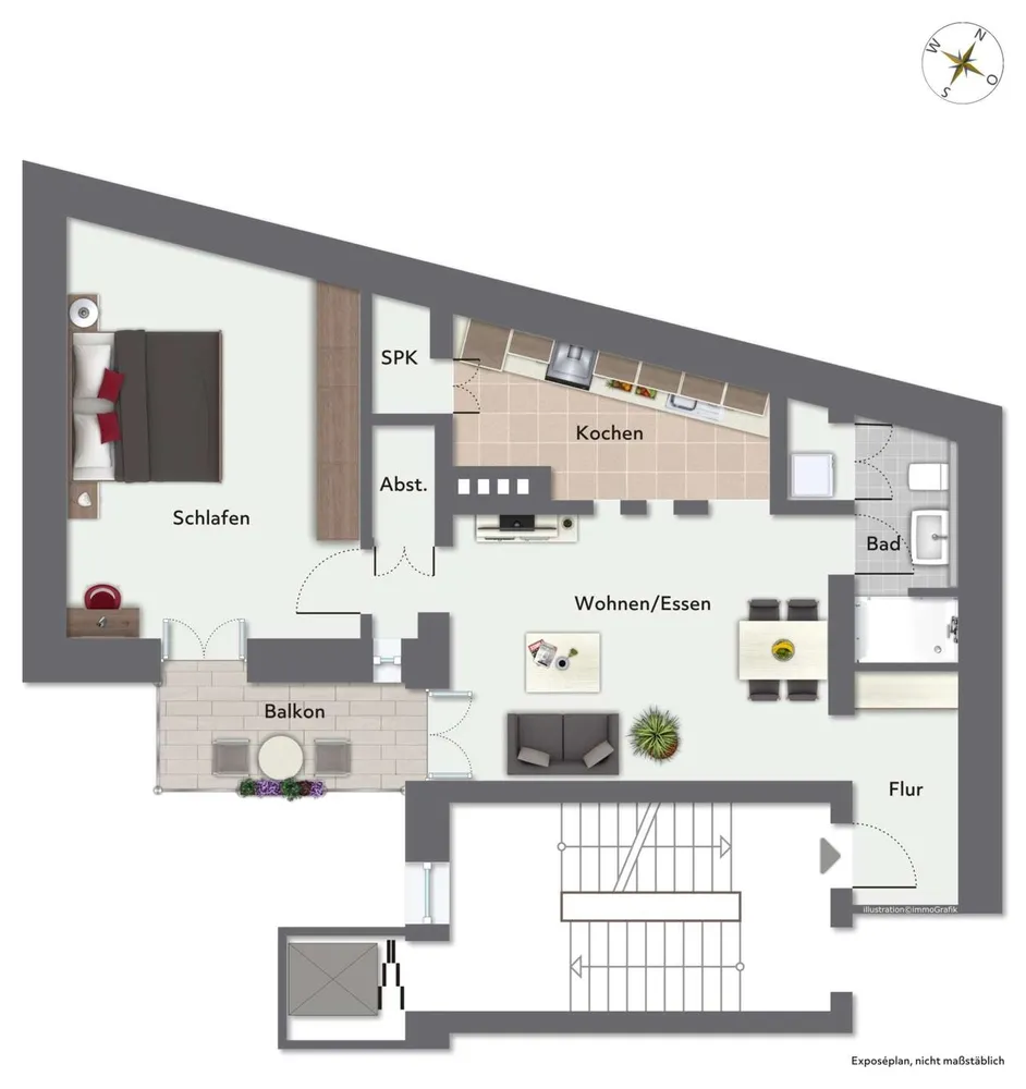 2 Zimmer Wohnung mit 66 m² in München – Bild 9