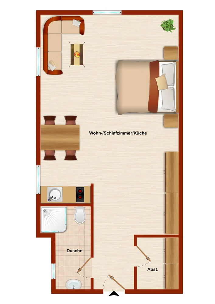 1 Zimmer Wohnung mit 35 m² in Bonn – Bild 11