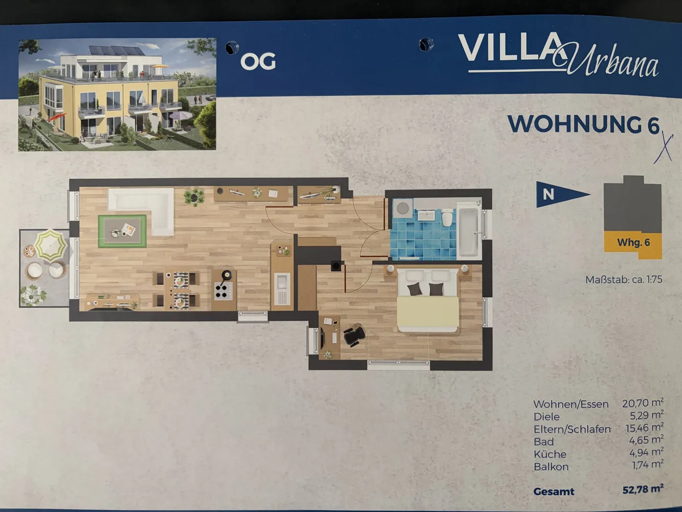 2 Zimmer Wohnung mit 53 m² in München – Bild 4