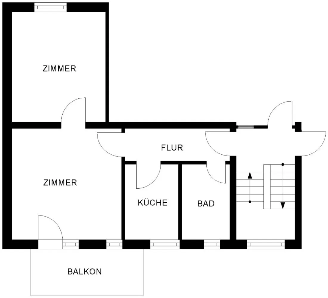 2 Zimmer Wohnung mit 50 m² in Bochum – Bild 3