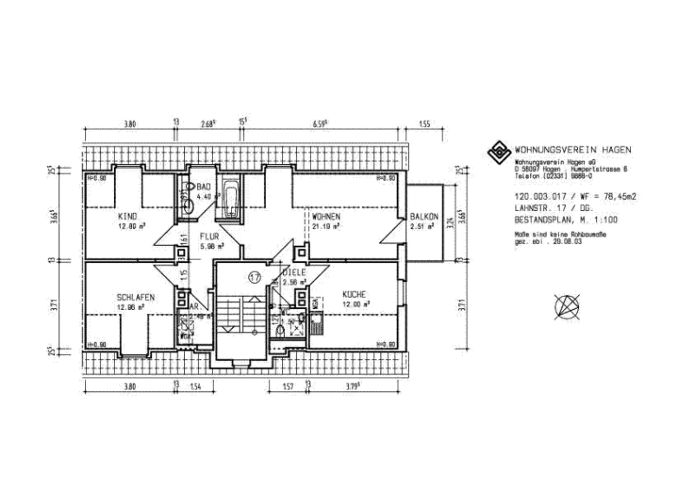4 Zimmer Wohnung mit 78 m² in Hagen – Bild 3