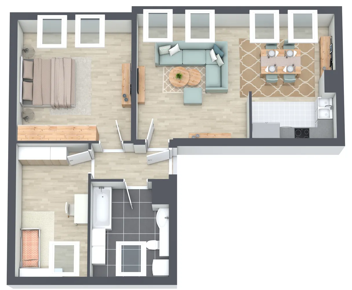 3 Zimmer Wohnung mit 74 m² in Plauen – Bild 4