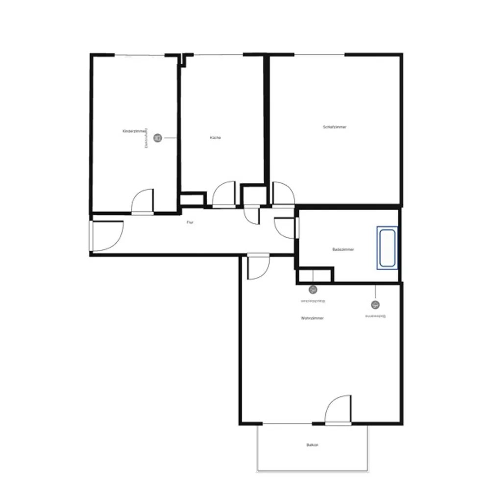 3 room apartment with 62 m² in Frankfurt am Main – Photo 5