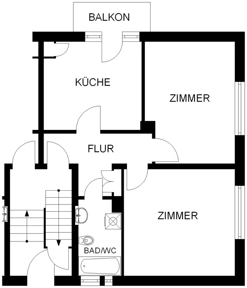 2 Zimmer Wohnung mit 62 m² in Hagen – Bild 3