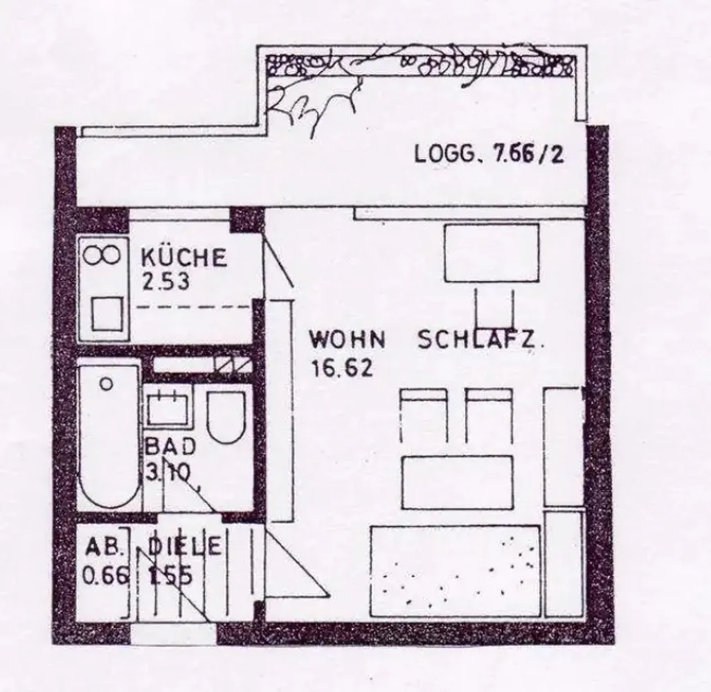 2 Zimmer Wohnung mit 33 m² in München – Bild 11