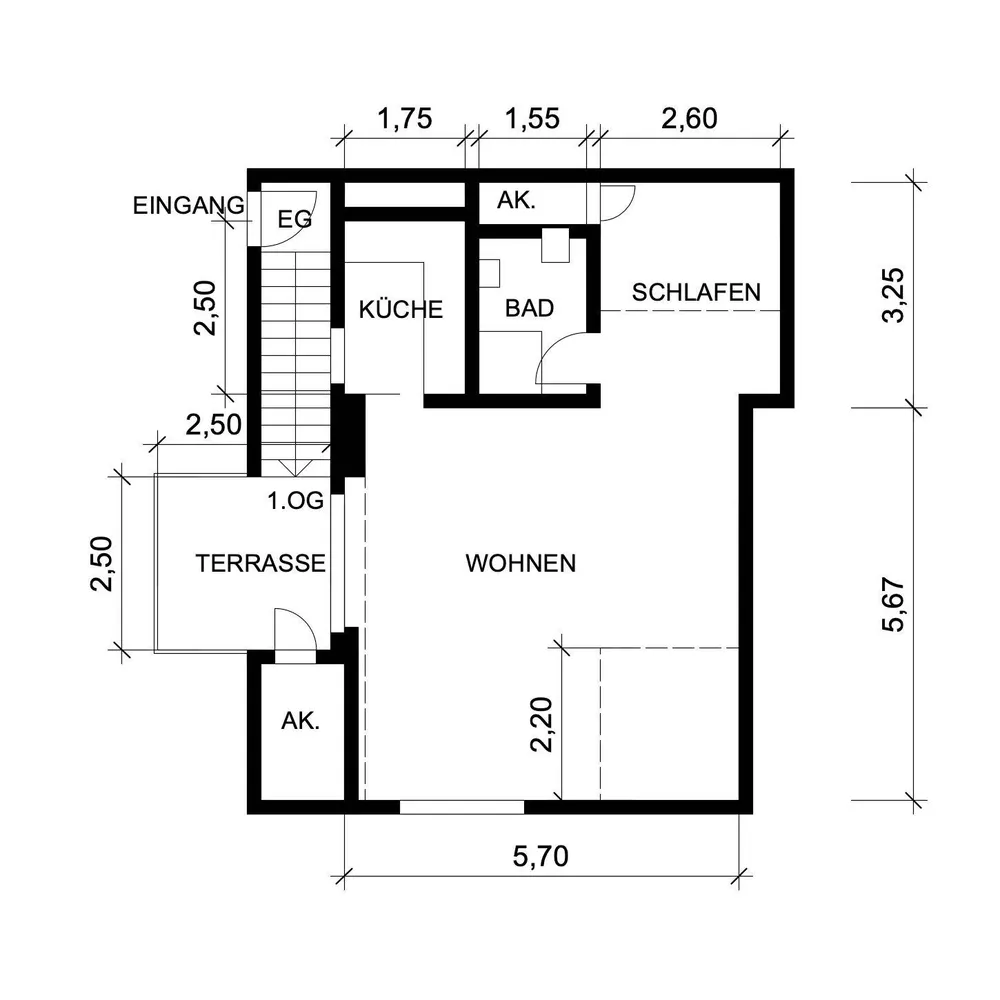 1 Zimmer Wohnung mit 47 m² in Köln – Bild 9