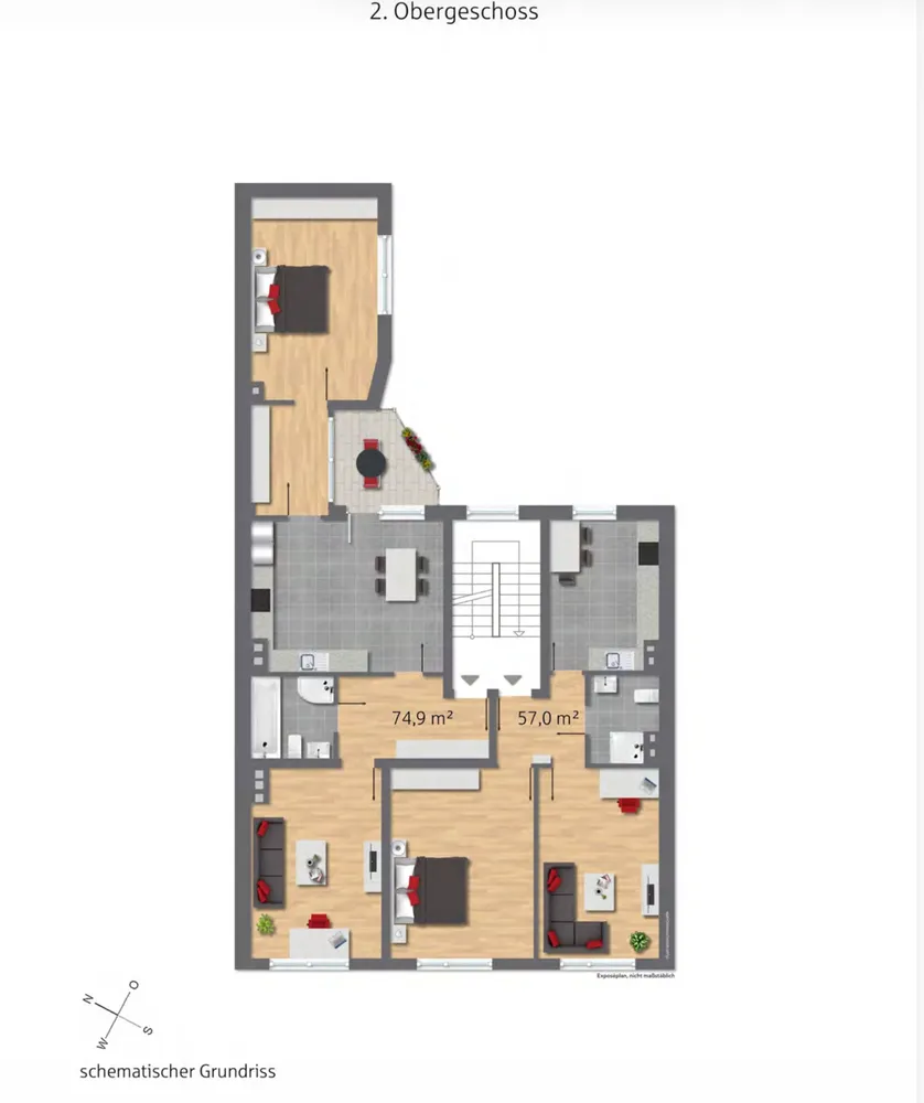 2 Zimmer Wohnung mit 75 m² in Essen – Bild 8