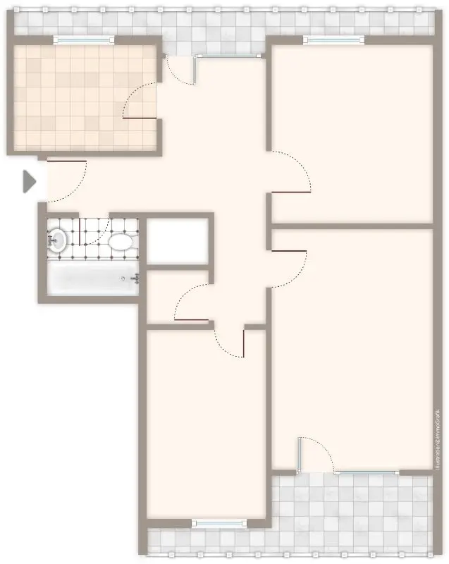 3 Zimmer Wohnung mit 83 m² in Mönchengladbach – Bild 3