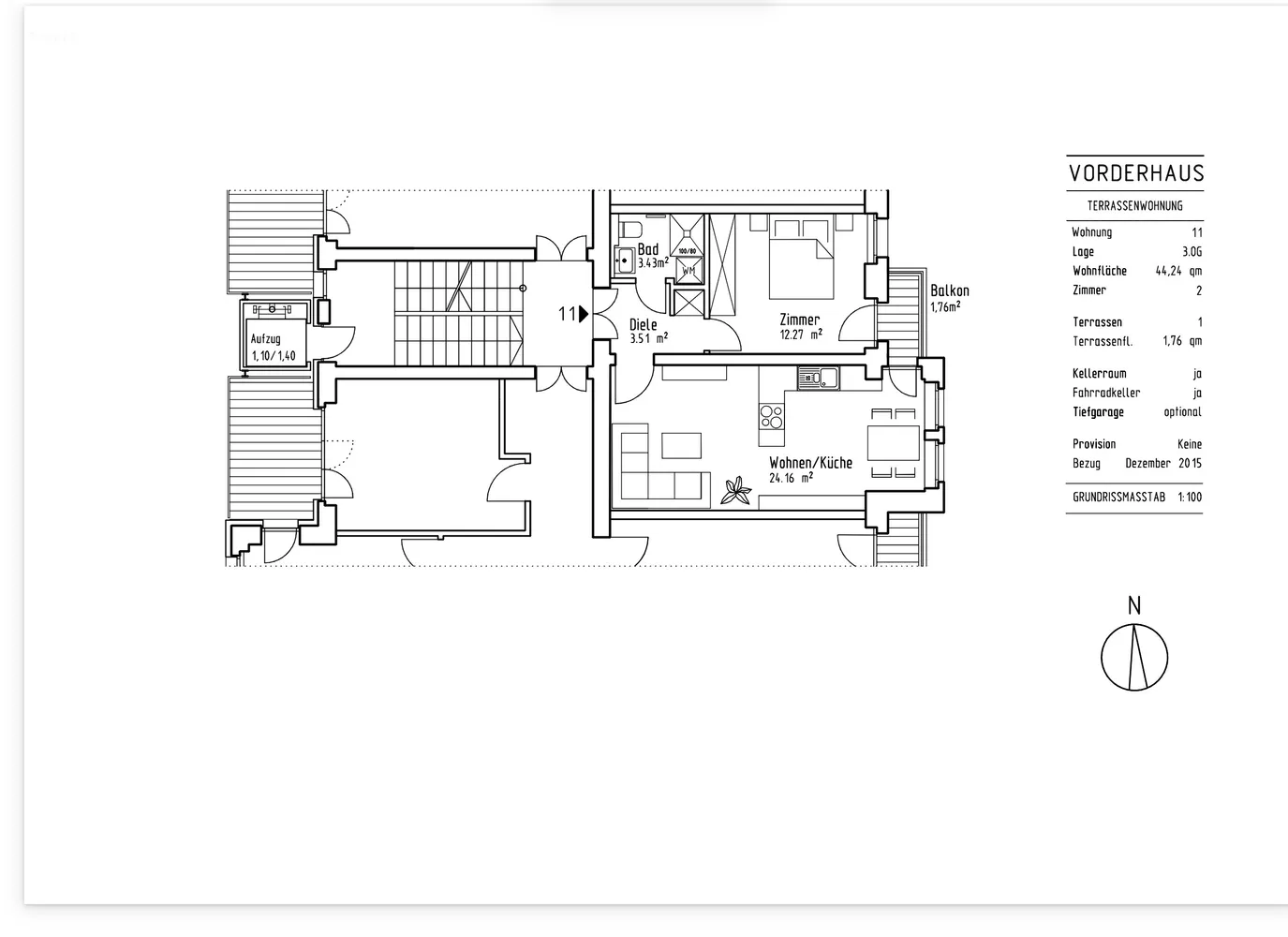 2 Zimmer Wohnung mit 45 m² in Berlin – Bild 11
