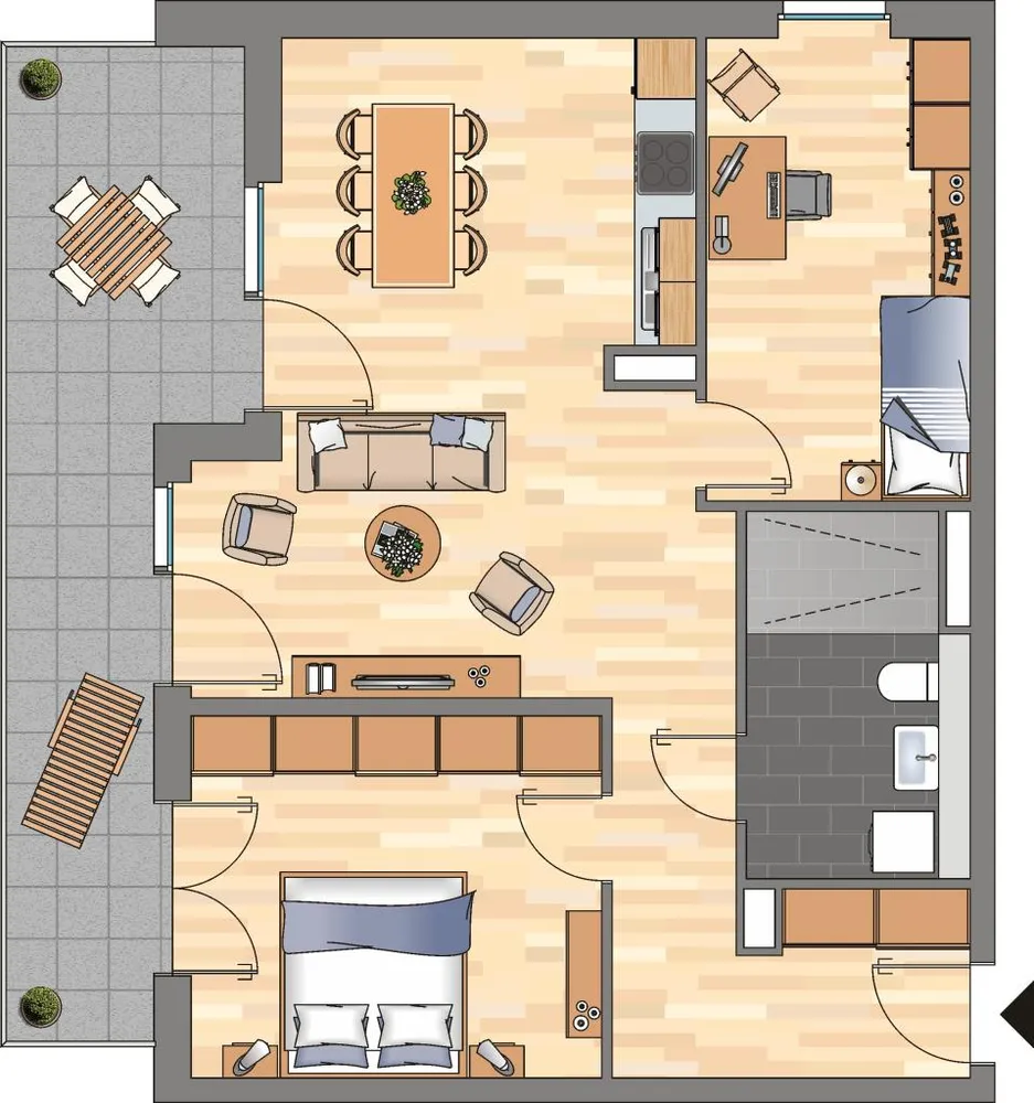 3 Zimmer Wohnung mit 76 m² in Bonn – Bild 7