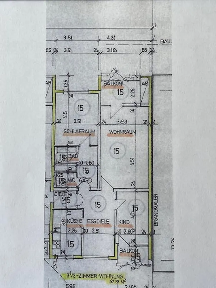 4 Zimmer Wohnung mit 87 m² in Stuttgart – Bild 2