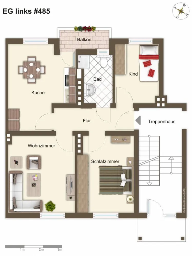 3 Zimmer Wohnung mit 61 m² in Bremerhaven – Bild 11