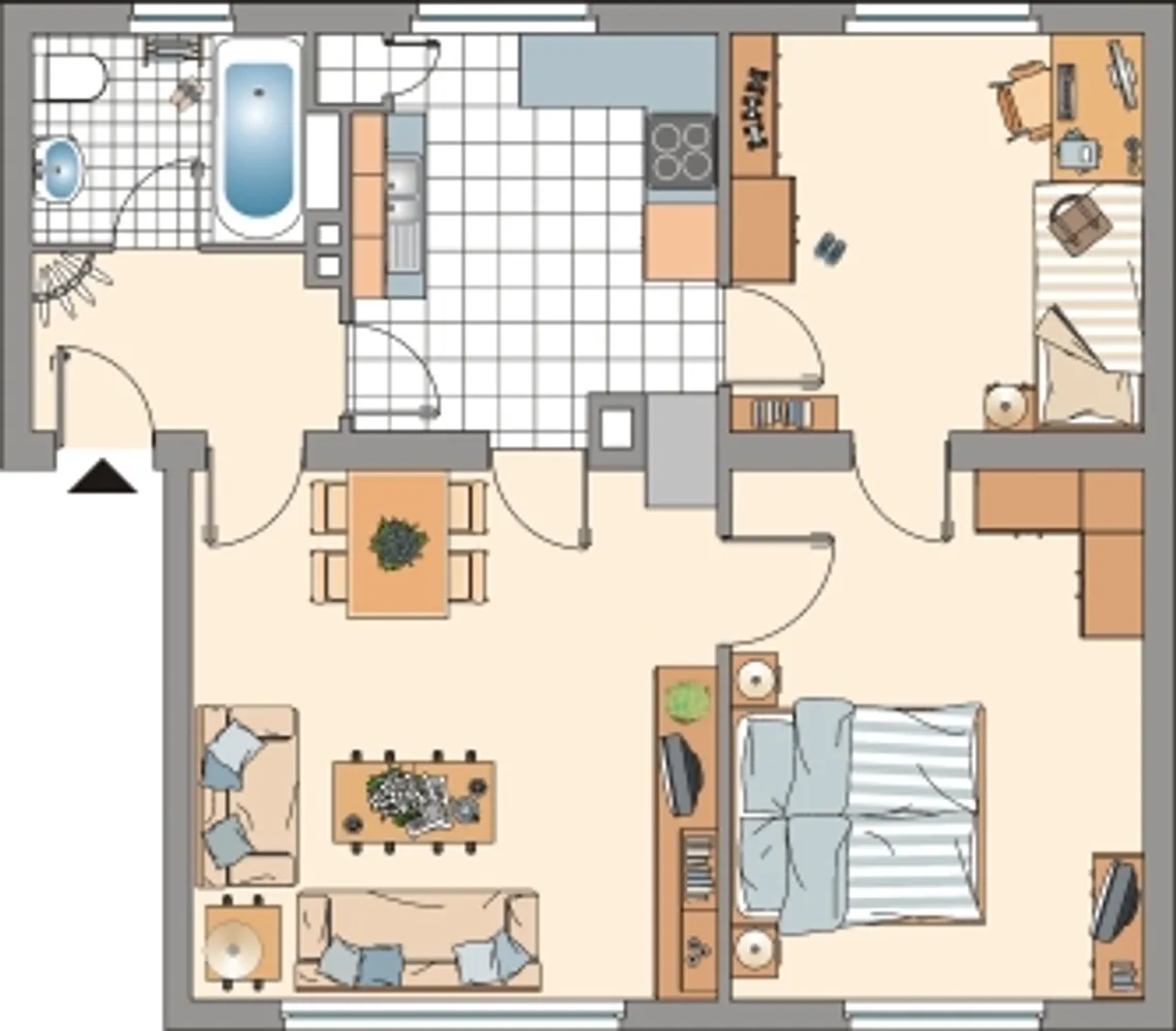 3 room apartment with 58 m² in Bonn – Photo 1