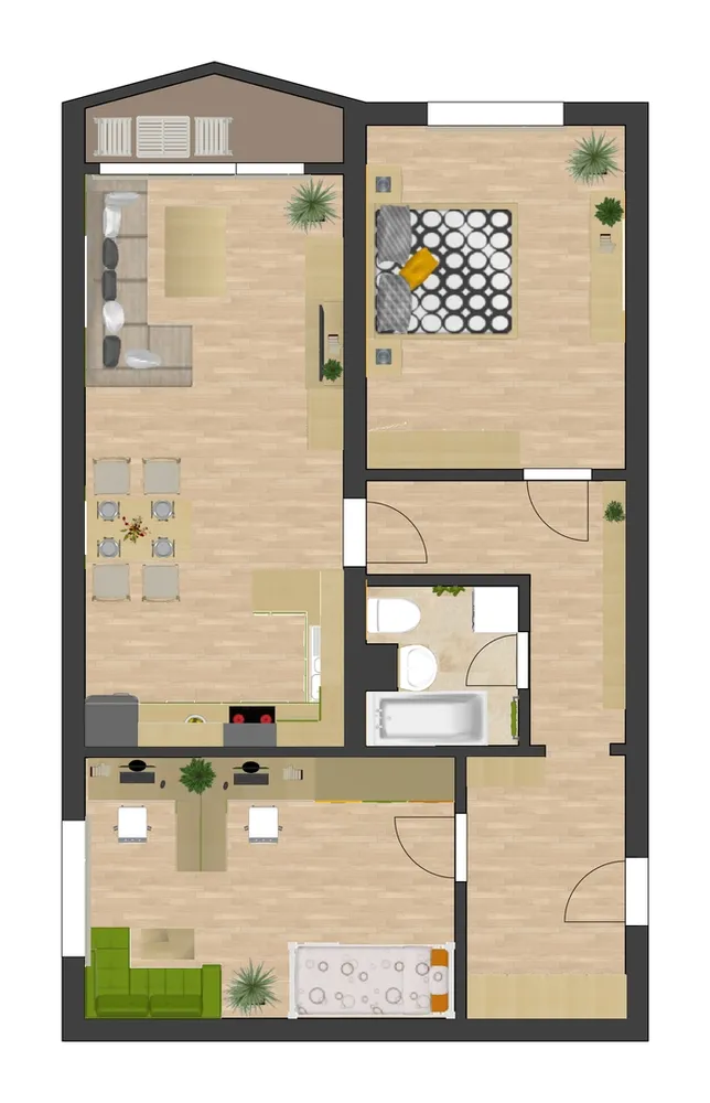 3 Zimmer Wohnung mit 78 m² in Pirna – Bild 3