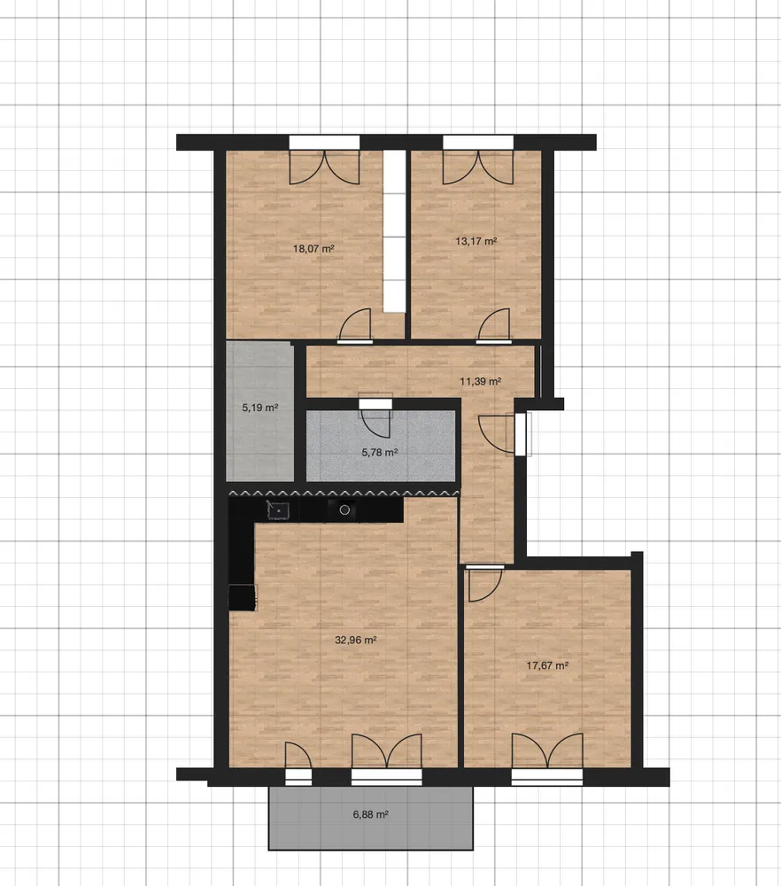 4 Zimmer Wohnung mit 105 m² in München – Bild 2