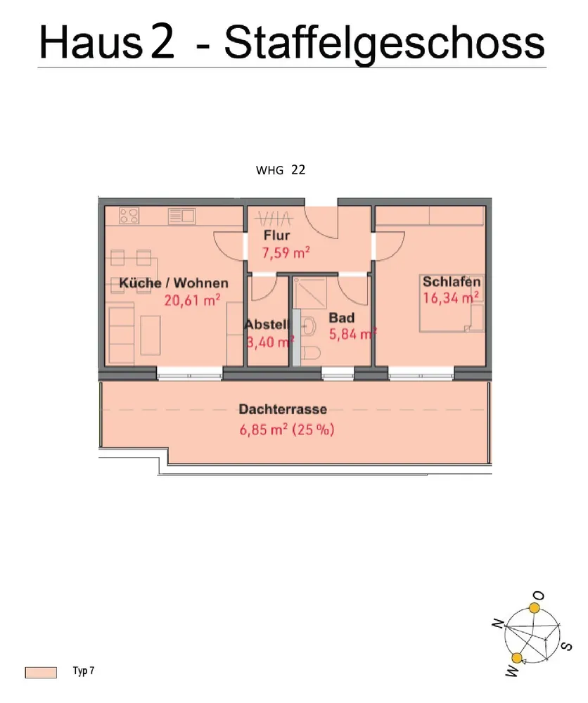 2 Zimmer Wohnung mit 61 m² in Neumünster – Bild 4