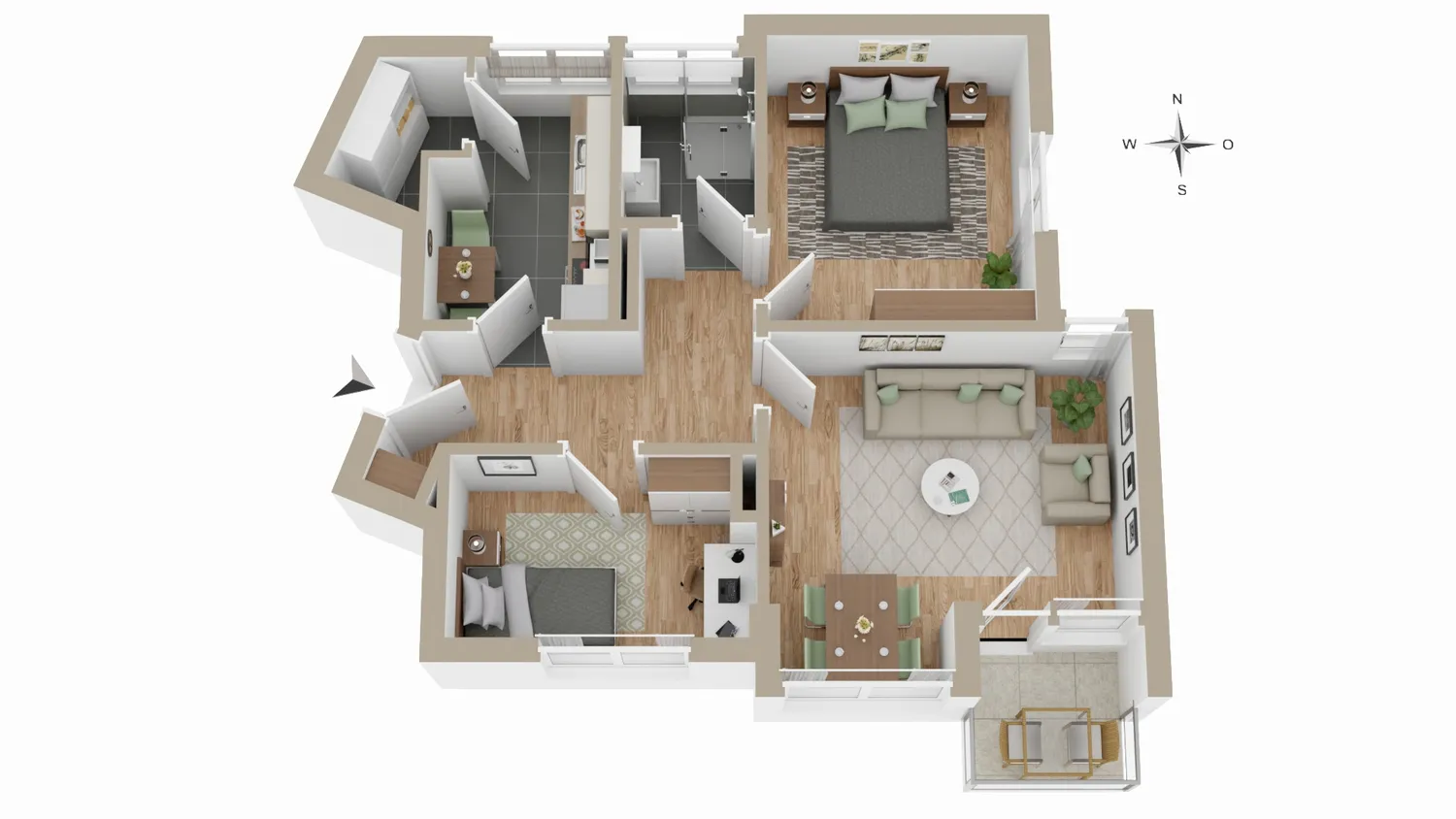 3 Zimmer Wohnung mit 62 m² in Kiel – Bild 4