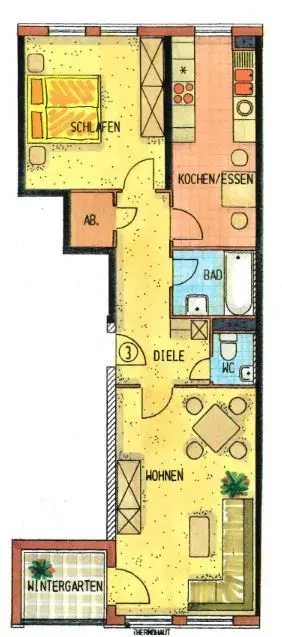 2 Zimmer Wohnung mit 68 m² in Zwickau – Bild 4