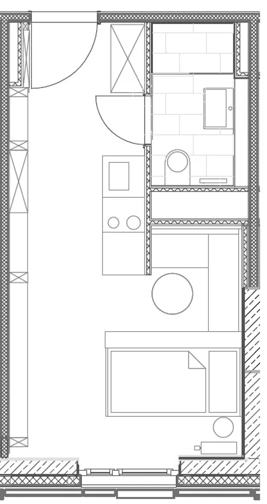 1 Zimmer Wohnung mit 20 m² in Berlin – Bild 4