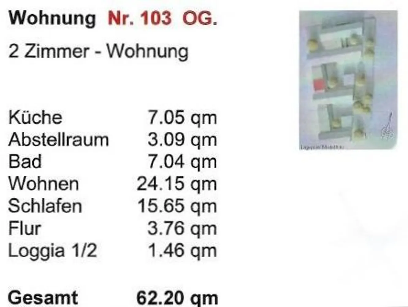 2 Zimmer Wohnung mit 62 m² in Karlsruhe – Bild 5