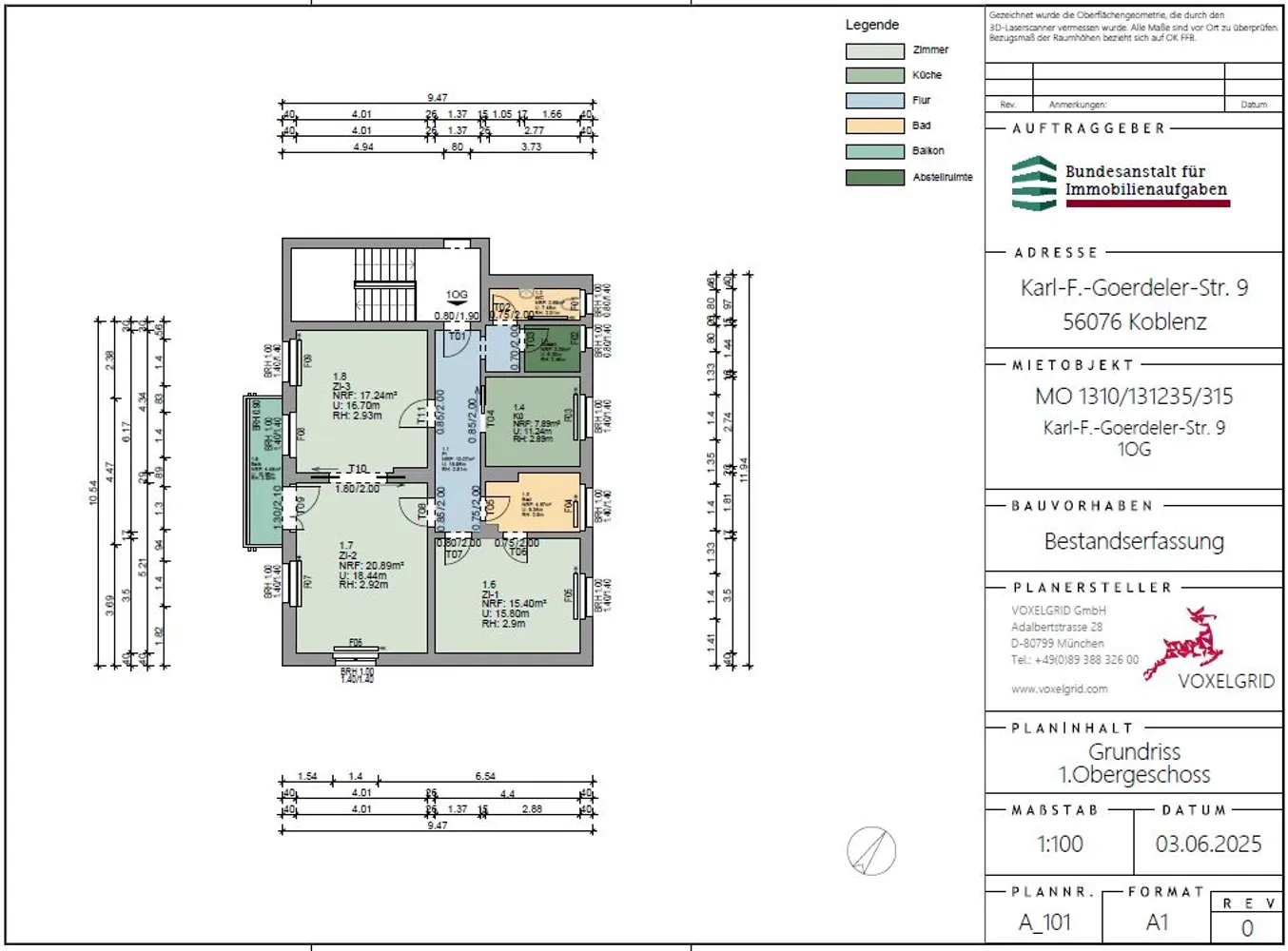 3 Zimmer Wohnung mit 83 m² in Koblenz – Bild 3