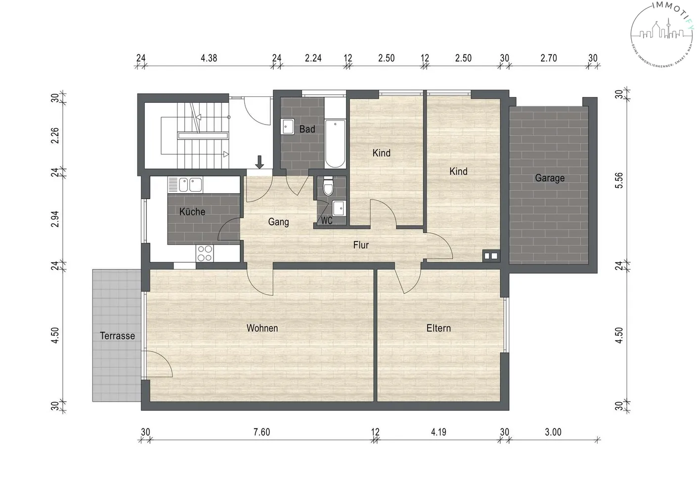 4 Zimmer Wohnung mit 105 m² in Ettlingen – Bild 6