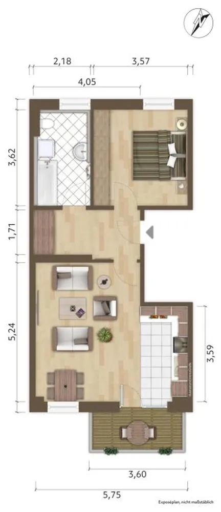 2 Zimmer Wohnung mit 58 m² in Hoyerswerda – Bild 4