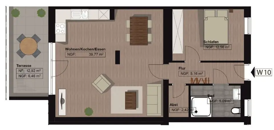 3 Zimmer Wohnung mit 68 m² in Bielefeld – Bild 8