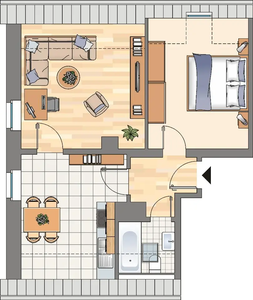 2 Zimmer Wohnung mit 50 m² in Witten – Bild 6