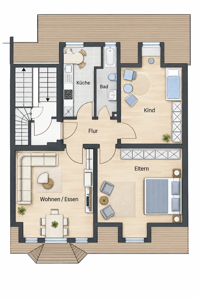 4 Zimmer Wohnung mit 87 m² in Hattingen – Bild 10
