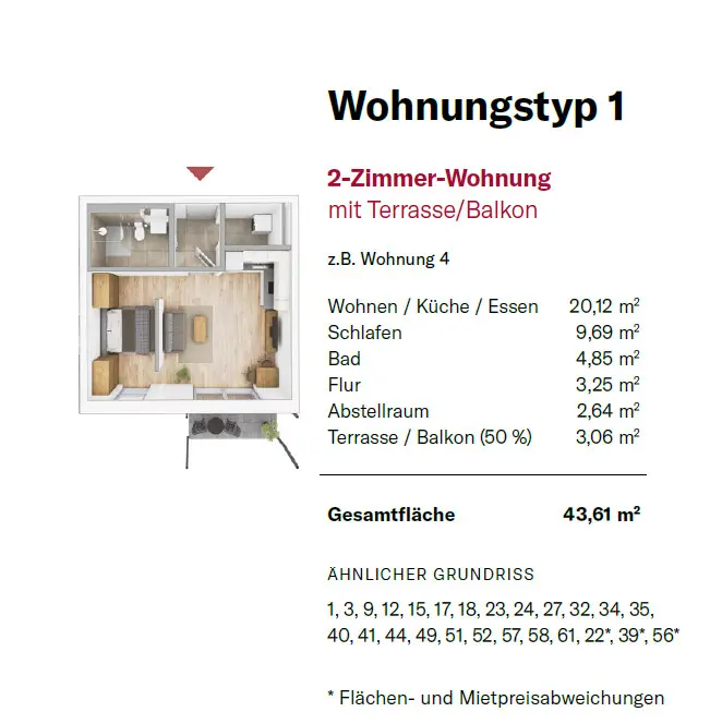 WG-Zimmer mit 68 m² in Fürth – Bild 8