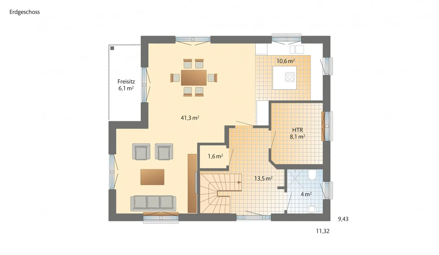5 Zimmer Haus mit 154 m² in Köln – Bild 7